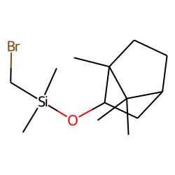 Borneol, bromomethyldimethylsilyl ether