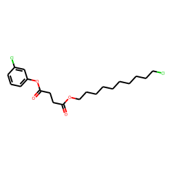 Succinic acid, 3-chlorophenyl 10-chlorodecyl ester