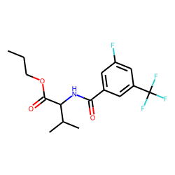L-Valine, N-(3-fluoro-5-trifluoromethylbenzoyl)-, propyl ester