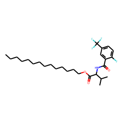 L-Valine, N-(2-fluoro-5-trifluoromethylbenzoyl)-, tetradecyl ester