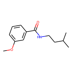 Benzamide, 3-methoxy-N-(3-methylbutyl)-