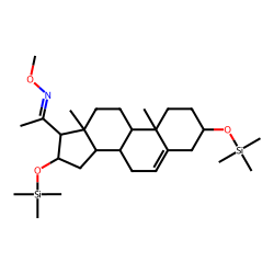 Pregn-5-en-20-one, 3,16-bis[(trimethylsilyl)oxy]-, O-methyloxime, (3«beta»,16«alpha»)-