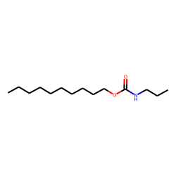 Carbonic acid, monoamide, N-propyl-, decyl ester
