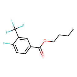 4-Fluoro-3-trifluoromethylbenzoic acid, butyl ester
