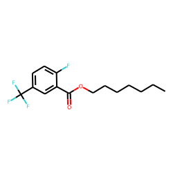 2-Fluoro-5-trifluoromethylbenzoic acid, heptyl ester