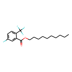 5-Fluoro-2-trifluoromethylbenzoic acid, decyl ester