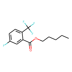 5-Fluoro-2-trifluoromethylbenzoic acid, pentyl ester