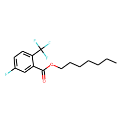 5-Fluoro-2-trifluoromethylbenzoic acid, heptyl ester
