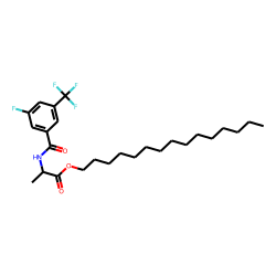 D-Alanine, N-(3-fluoro-5-trifluoromethylbenzoyl)-, pentadecyl ester