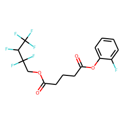 Glutaric acid, 2-fluorophenyl 2,2,3,4,4,4-hexafluorobutyl ester