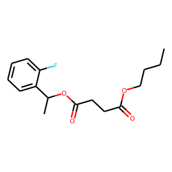 Succinic acid, butyl 1-(2-fluorophenyl)ethyl ester