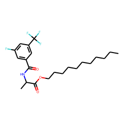 D-Alanine, N-(3-fluoro-5-trifluoromethylbenzoyl)-, undecyl ester