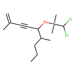 5-(Dichloromethyl)dimethylsilyloxy-2,6-dimethylnon-1-en-3-yne