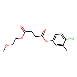 Succinic acid, 4-chloro-3-methylphenyl 2-methoxyethyl ester