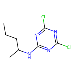 2-1-methylbutylamino-4,6-dichloro-s-triazine