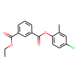 Isophthalic acid, 4-chloro-2-methylphenyl ethyl ester