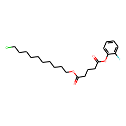 Glutaric acid, 2-fluorophenyl 10-chlorodecyl ester