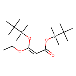 3-Ethoxy-3-hydroxyacrylic acid, tert-butyldimethylsilyl ether, tert-butyldimethylsilyl ester