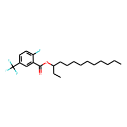 2-Fluoro-5-trifluoromethylbenzoic acid, 3-tridecyl ester