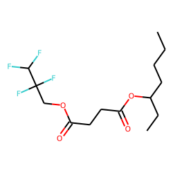 Succinic acid, 2,2,3,3-tetrafluoropropyl 3-heptyl ester