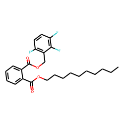 Phthalic acid, decyl 2,3,6-trifluorobenzyl ester