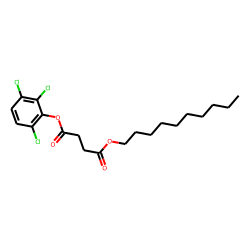 Succinic acid, decyl 2,3,6-trichlorophenyl ester