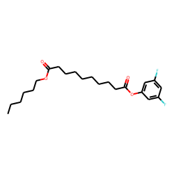 Sebacic acid, 3,5-difluorophenyl hexyl ester