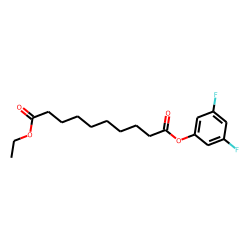 Sebacic acid, 3,5-difluorophenyl ethyl ester