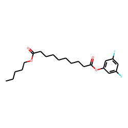 Sebacic acid, 3,5-difluorophenyl pentyl ester