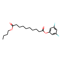 Sebacic acid, butyl 3,5-difluorophenyl ester