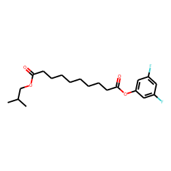 Sebacic acid, 3,5-difluorophenyl isobutyl ester