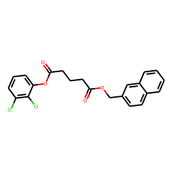 Glutaric acid, 2,3-dichlorophenyl (2-naphthyl)methyl ester