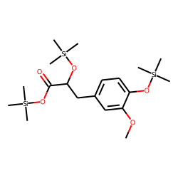 Benzenepropanoic acid, 3-methoxy-«alpha»,4-bis[(trimethylsilyl)oxy]-, trimethylsilyl ester