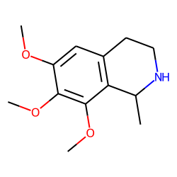 1,2,3,4-Tetrahydroisoquinoline, 6,7,8-trimethoxy-1-methyl-