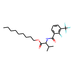 L-Valine, N-(2-fluoro-3-trifluoromethylbenzoyl)-, nonyl ester