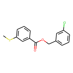 3-(Methylthio)benzoic acid, 3-chlorobenzyl ester