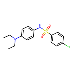 Aniline, n,n-diethyl-p-(p-chlorophenylsulfonamido)-