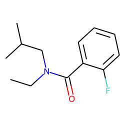 Benzamide, 2-fluoro-N-ethyl-N-isobutyl-
