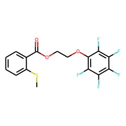 2-(Methylthio)benzoic acid, 2-(pentafluorophenoxy)ethyl ester
