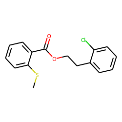 2-(Methylthio)benzoic acid, 2-chlorophenethyl ester