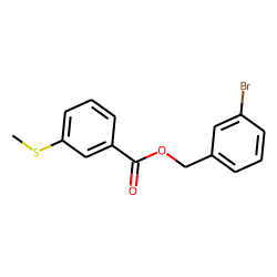 3-(Methylthio)benzoic acid, 3-bromobenzyl ester