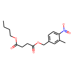 Succinic acid, butyl 3-methyl-4-nitrobenzyl ester