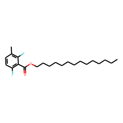 2,6-Difluoro-3-methylbenzoic acid, tetradecyl ester