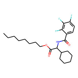 Glycine, 2-cyclohexyl-N-(2,3,4-trifluorobenzoyl)-, octyl ester