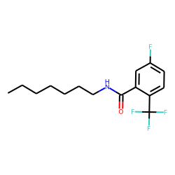 Benzamide, 2-trifluoromethyl-5-fluoro-N-heptyl-
