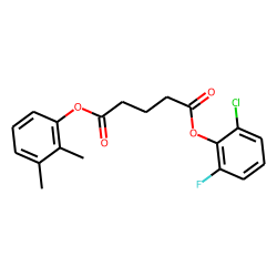 Glutaric acid, 2-chloro-6-fluorophenyl 2,3-dimethylphenyl ester