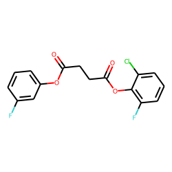 Succinic acid, 2-chloro-6-fluorophenyl 3-fluorophenyl ester