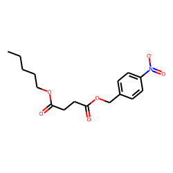 Succinic acid, 4-nitrobenzyl pentyl ester