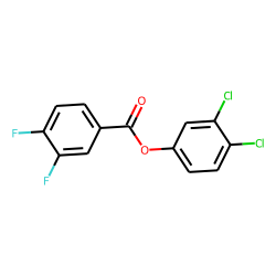 3,4-Difluorobenzoic acid, 3,4-dichlorophenyl ester