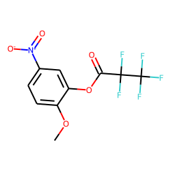 2-Methoxy-5-nitrophenol, pentafluoropropionate